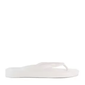 ARCH SUPPORT THONGS - WHITE