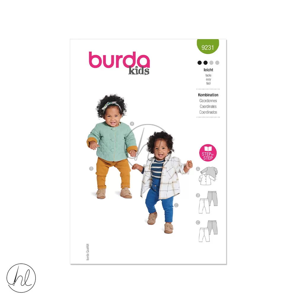 BURDA PATTERN (B9231) (GREEN)