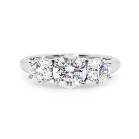 Classic Three Stone Diamond Ring