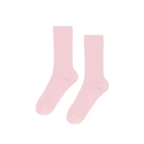 Colorful Women Classic Sock Faded Pink