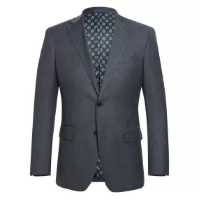 ENGLISH LAUNDRY Solid Charcoal Notch Suit 72-02-095