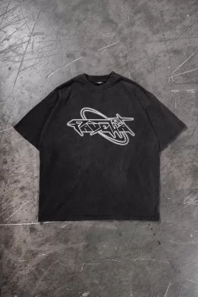 FUTURE 2 BLACK WASHED T-SHIRT