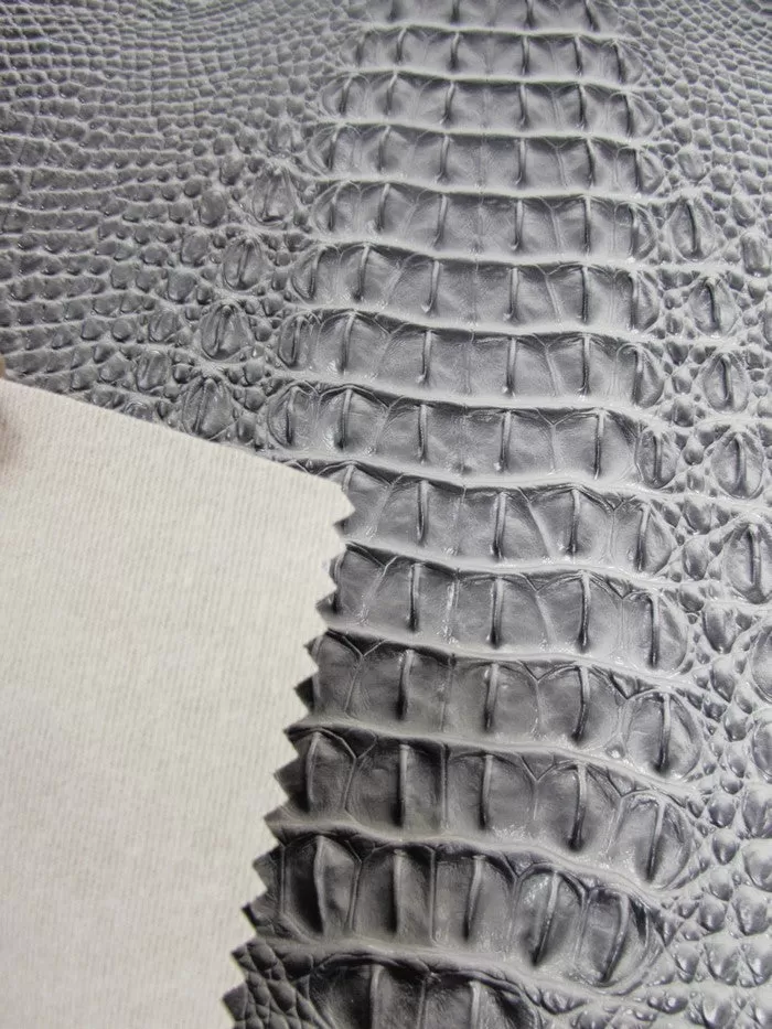 Hydra Gator 3D Embossed Vinyl Fabric / Pure White / By The Roll - 30 Yards