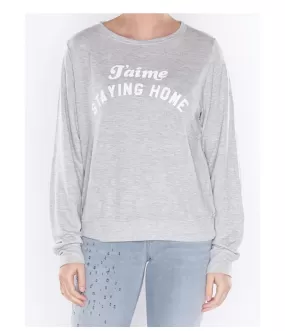 Wildfox J’aime Staying Home Sweatshirt